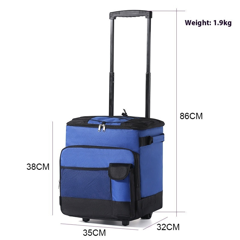 Heat Preservation Box Trolley Large Capacity Refrigerator