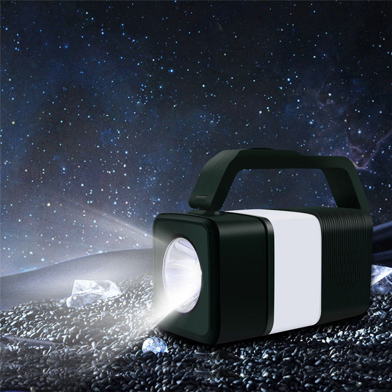 Portable Multi-purpose Rechargeable Audio Camping Lamp