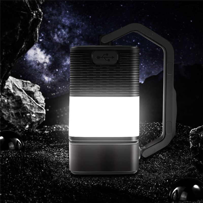Portable Multi-purpose Rechargeable Audio Camping Lamp