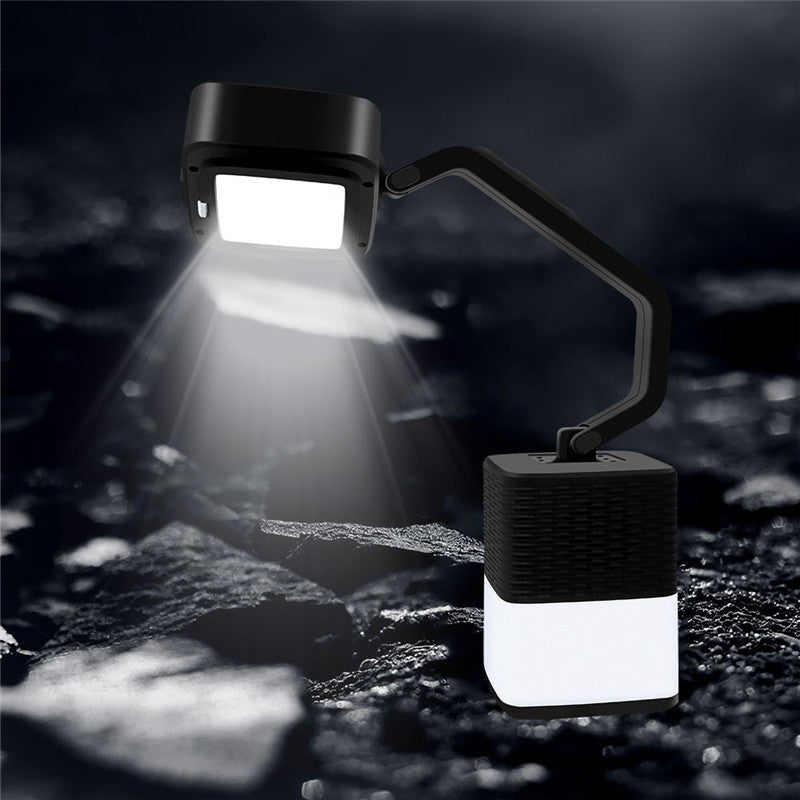 Portable Multi-purpose Rechargeable Audio Camping Lamp