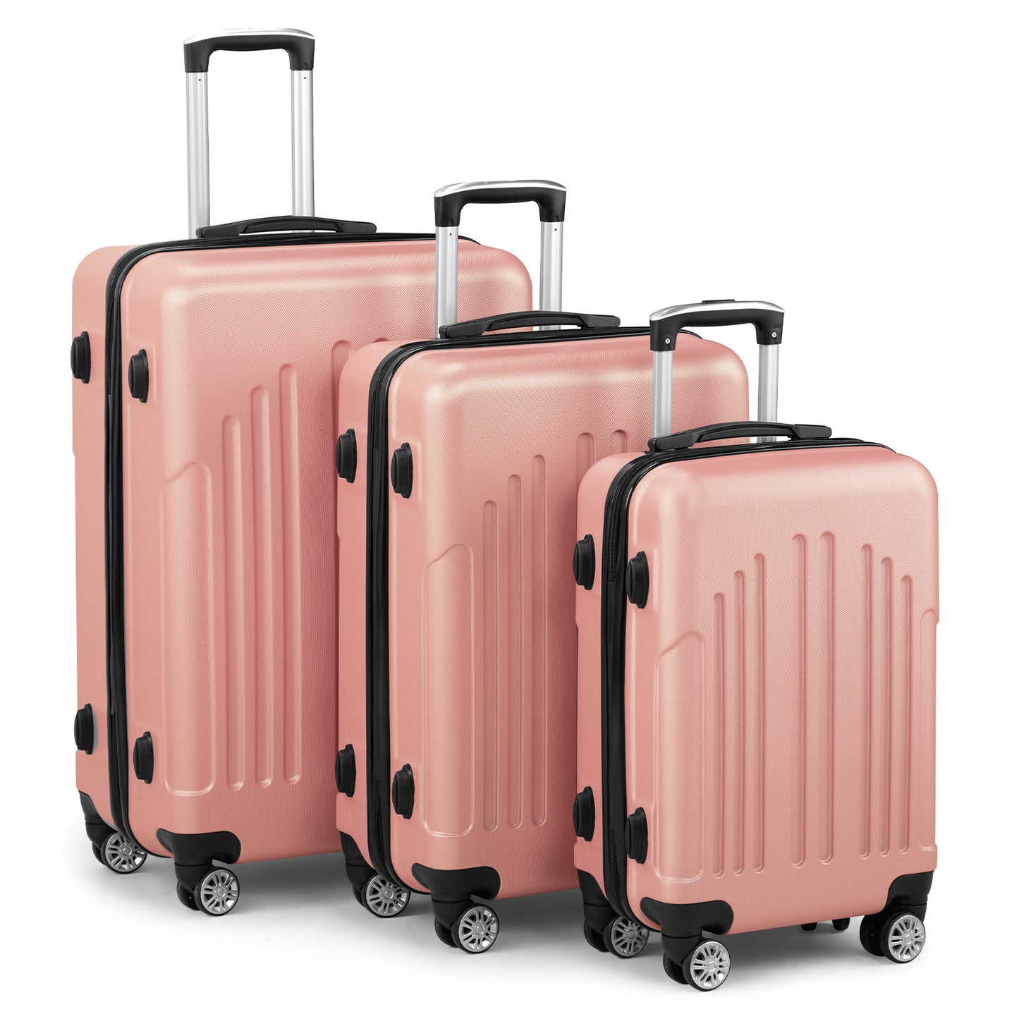 Three In One ABS PC Suitcase 20in 24in 28in Suitcase