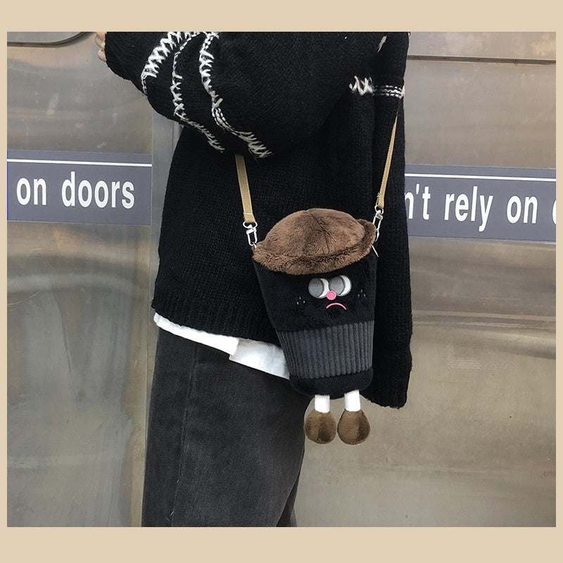 Cute And Interesting Milky Tea Cup Crossbody Bag