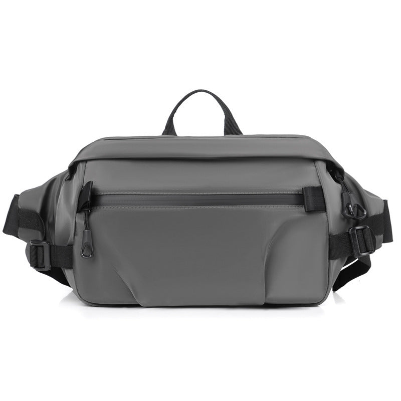 Simple Stylish And Versatile Chest Bag Student Male Commuter Large Capacity Shoulder Bag