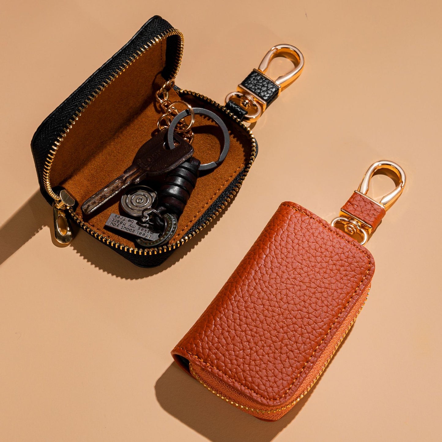 Fashion Litchi Pattern Car Key Case