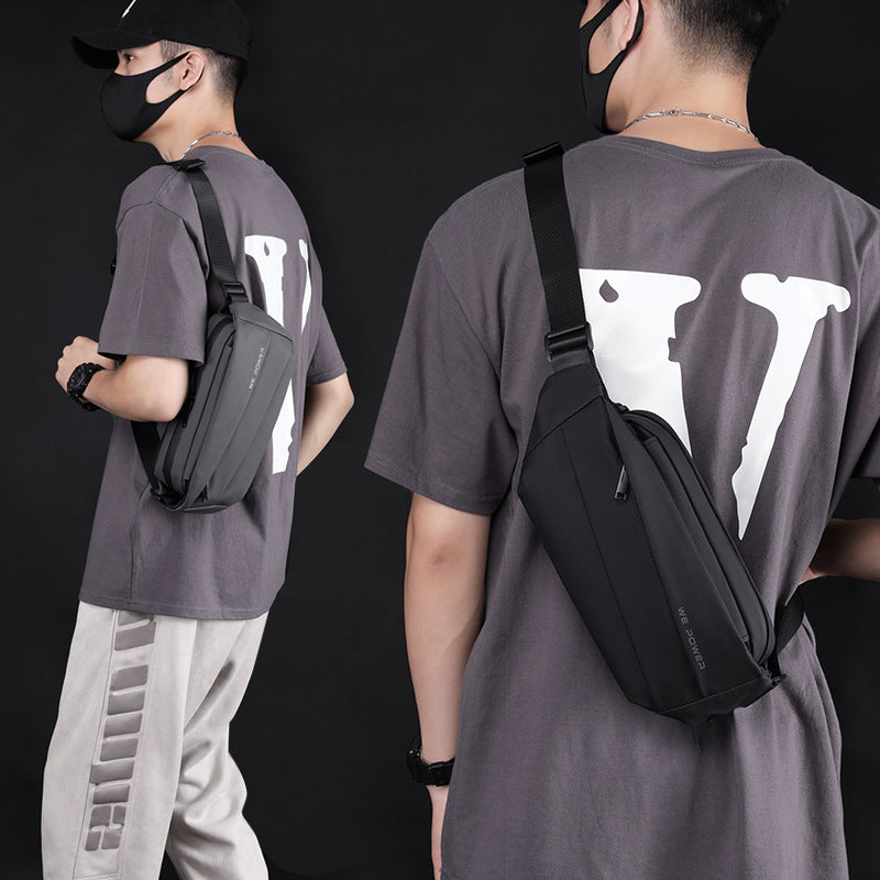 Men's Chest Outdoor Sports Large-capacity Crossbody Bag