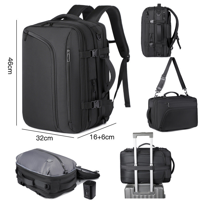 Vacuum Compression Backpack Simple Large Capacity
