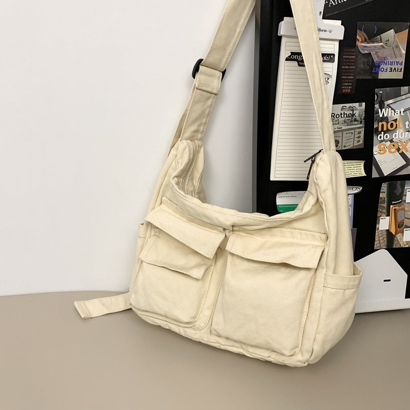 Retro Large Capacity Shoulder Crossbody Bag