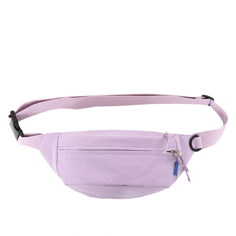 Pure Color All-matching Outdoor Pocket New Shoulder Bag