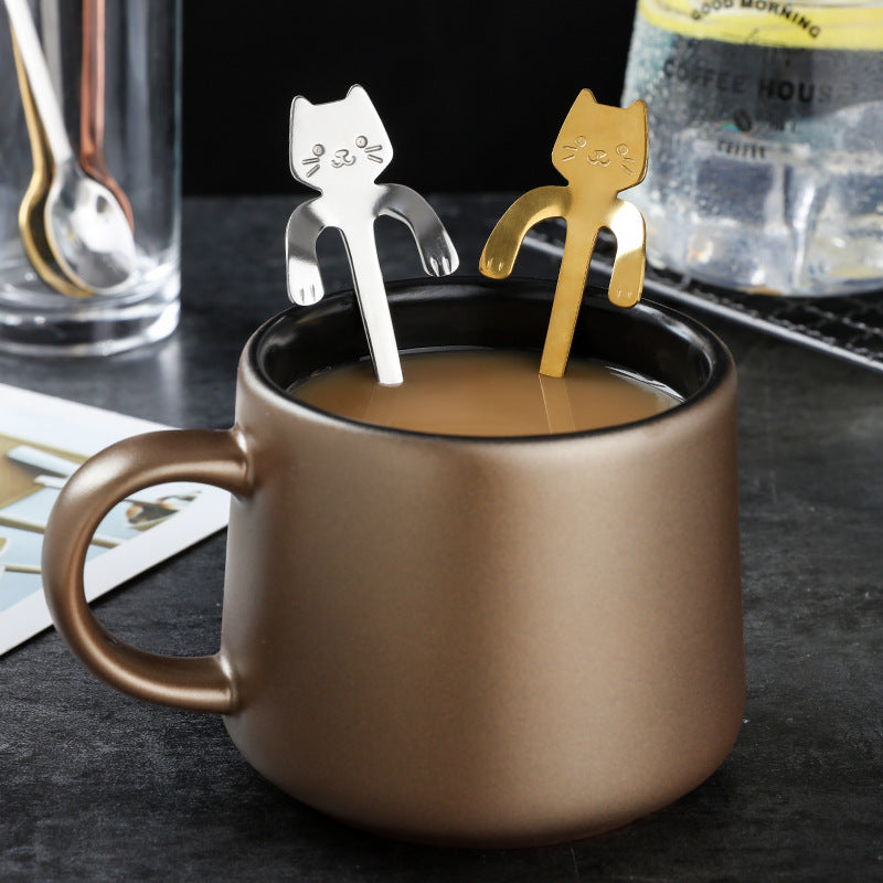 Creative Cute 304 Stainless Steel  Coffee Spoon