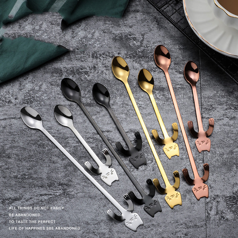 Creative Cute 304 Stainless Steel  Coffee Spoon
