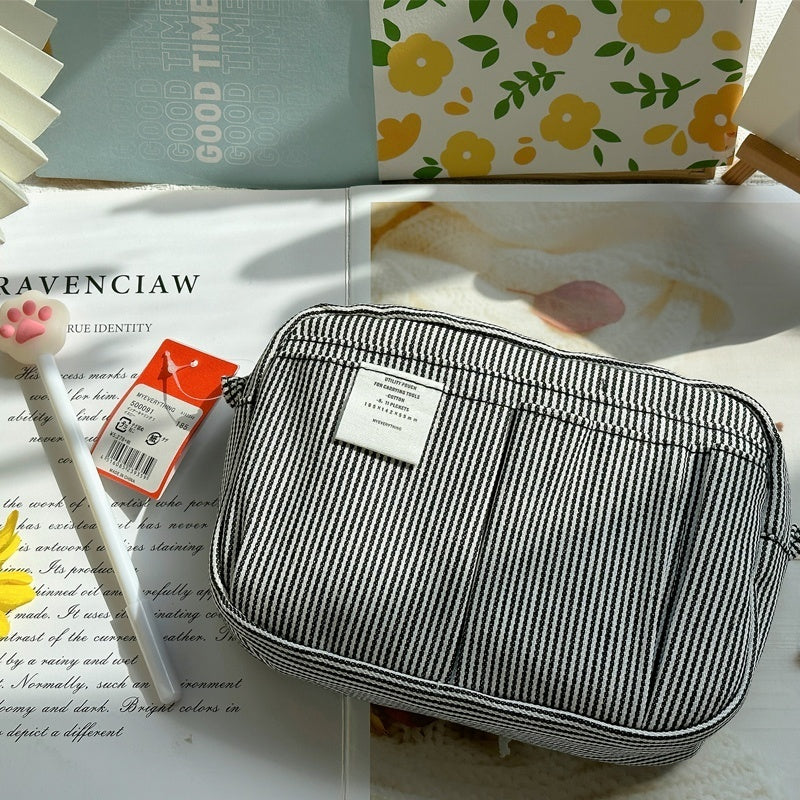 Hand Account Storage Bag Pencil Case Large Capacity Canvas Bag