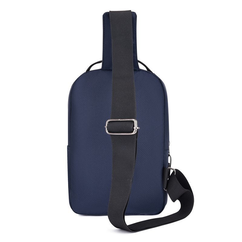 Men's One-shoulder Oxford Cloth Travel Casual And Lightweight Chest Bag