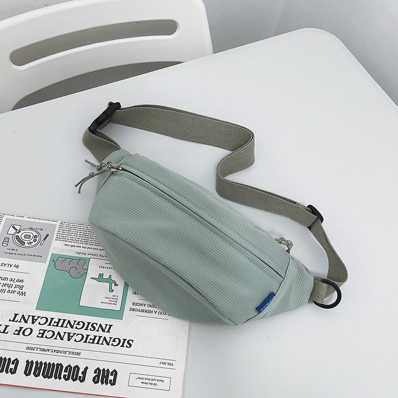 Pure Color All-matching Outdoor Pocket New Shoulder Bag