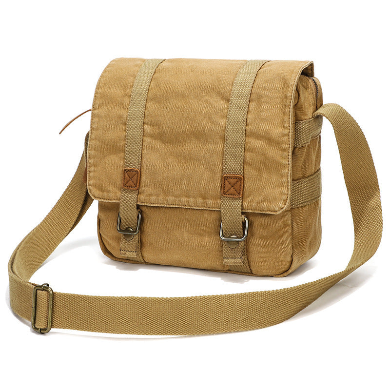Fashion Men's Portable Retro Canvas Shoulder Bag