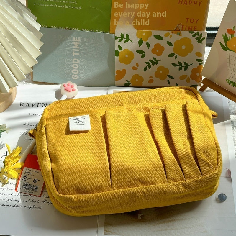Hand Account Storage Bag Pencil Case Large Capacity Canvas Bag
