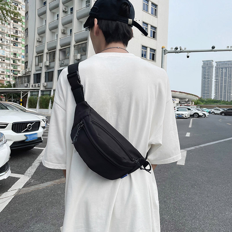 Pure Color All-matching Outdoor Pocket New Shoulder Bag