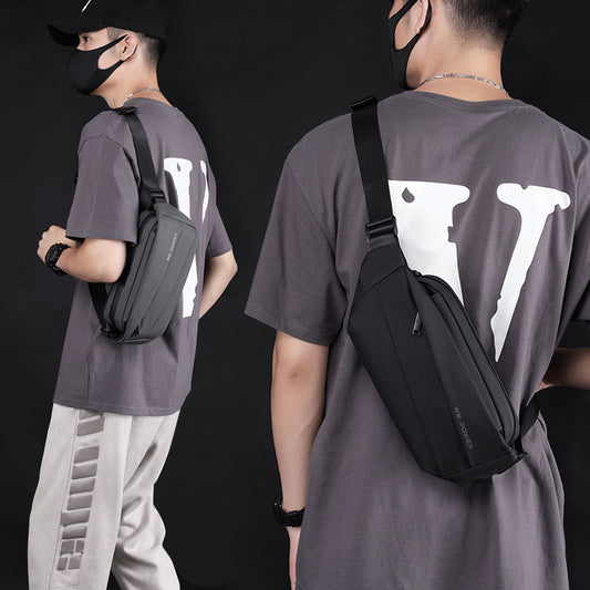 Men's Chest Outdoor Sports Large-capacity Crossbody Bag