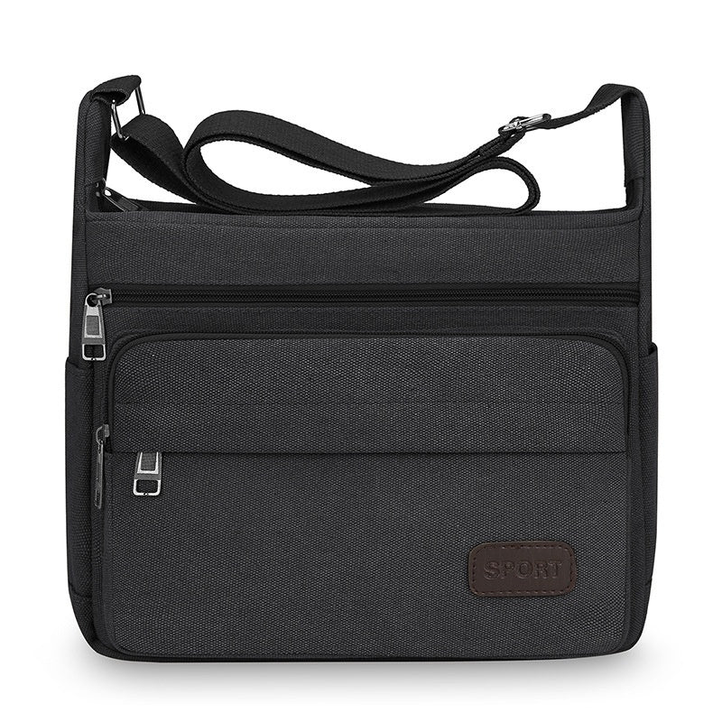 Multifunctional Leisure Large Storage Device Canvas Crossbody Travel Bag