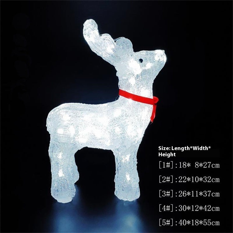 Led Acrylic Outdoor 3D Modeling Lamp