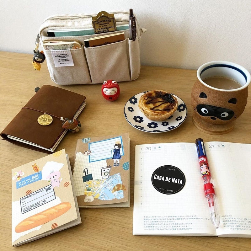 Hand Account Storage Bag Pencil Case Large Capacity Canvas Bag